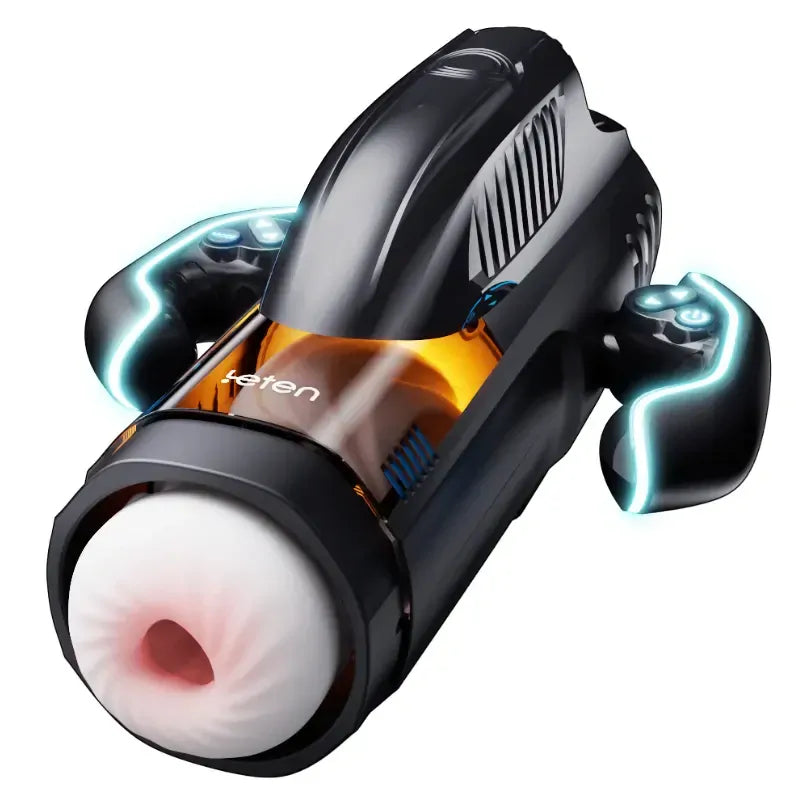 Leten Bermuda Storm: 2-in-1 Thrusting, Suction and Heated Stroker