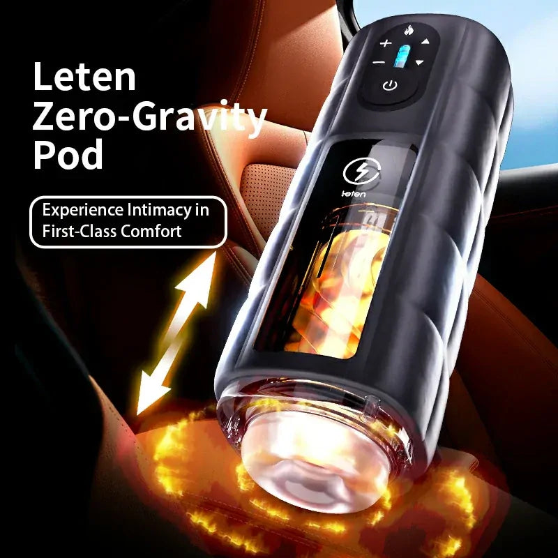 Leten Zero Gravity: Automatic Male Stroker with 550 SPM, 360° Heating & 6 Speeds