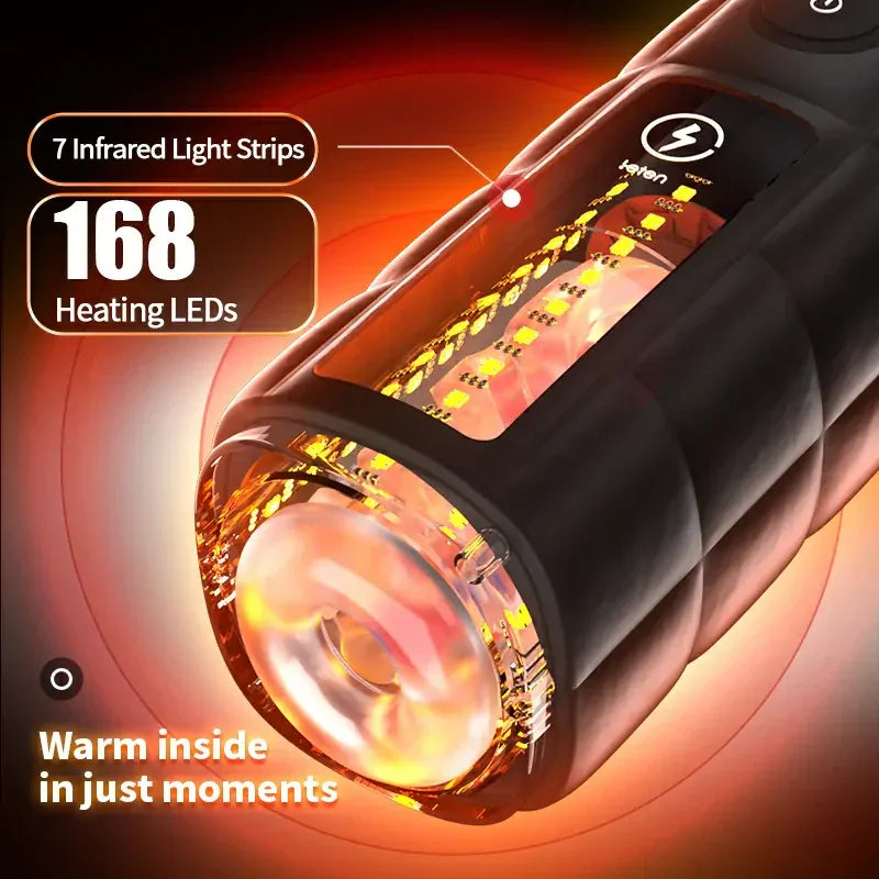 Leten Zero Gravity: Automatic Male Stroker with 550 SPM, 360° Heating & 6 Speeds
