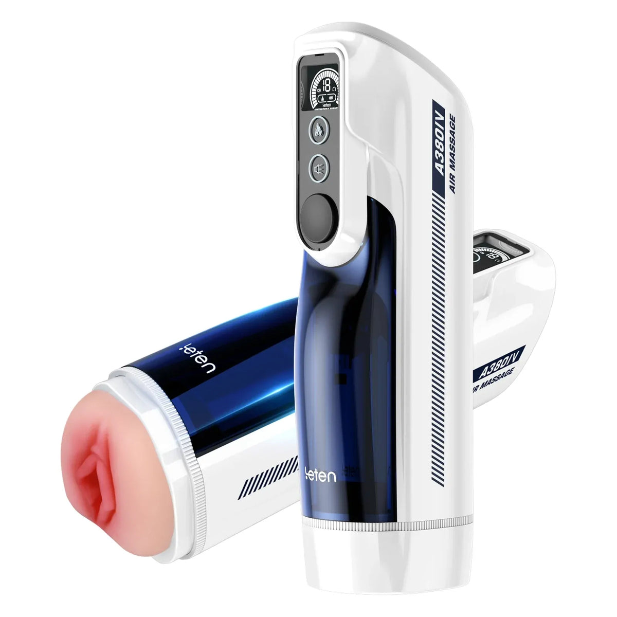Leten A380 Pro: Heated Automatic Stroker with 10 Speeds & Clear Window