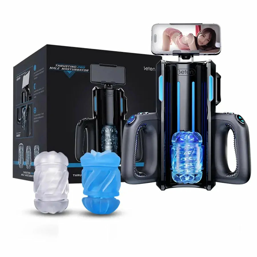 Leten Thrusting-Pro: Fully Automatic Stroker with Dual Sleeves