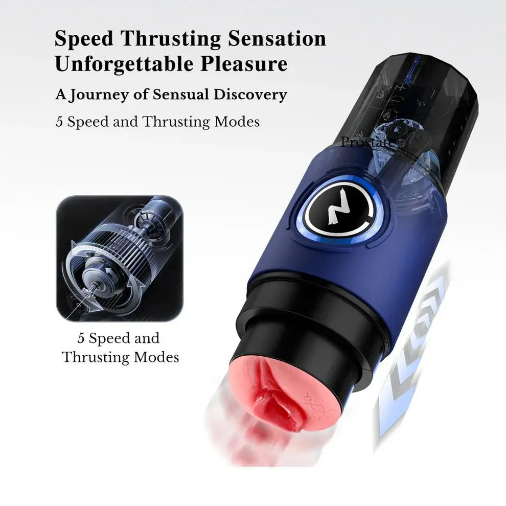 Leten ThermoPod Max: Infrared Heat Auto Stroker with 3 Sleeves & Smart App