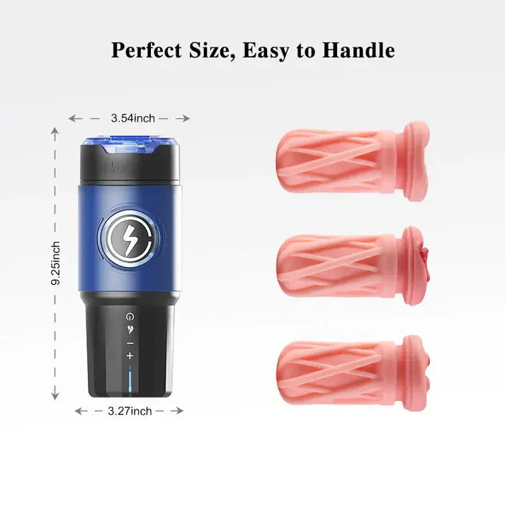 Leten ThermoPod Max: Infrared Heat Auto Stroker with 3 Sleeves & Smart App