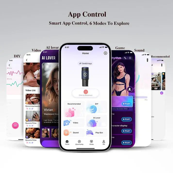 Leten ThermoPod Max: Infrared Heat Auto Stroker with 3 Sleeves & Smart App