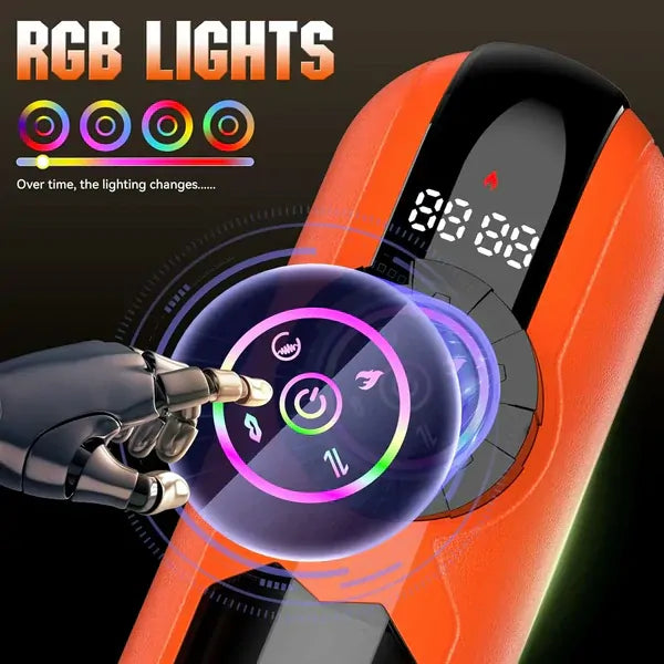 Pentamax: 5-in-1 Automatic Male Masturbator with Thrust, Suction, Vibration, Heating & App