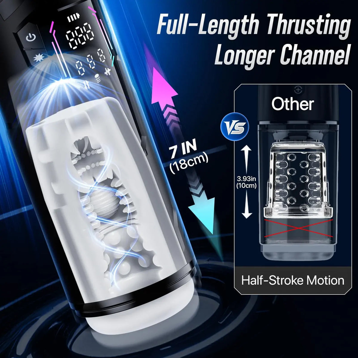 Pulse: Automatic Male Stroker with Squeeze Suction, Thrusting, Vibration & App Control