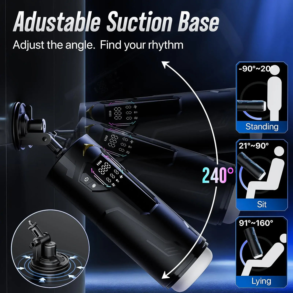 Pulse: Automatic Male Stroker with Squeeze Suction, Thrusting, Vibration & App Control