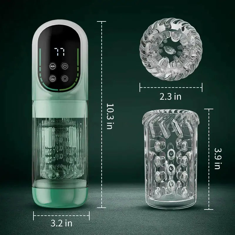 Vortex: Automatic 5-in-1 Stroker with Suction, Thrusting and Rotation