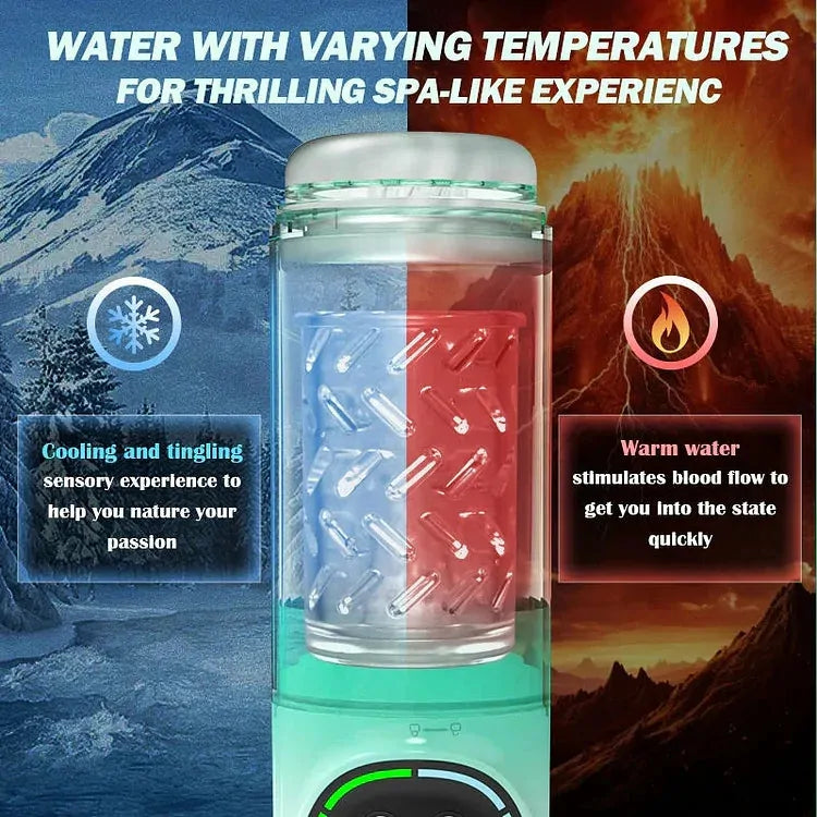 Vortex: Automatic 5-in-1 Stroker with Suction, Thrusting and Rotation
