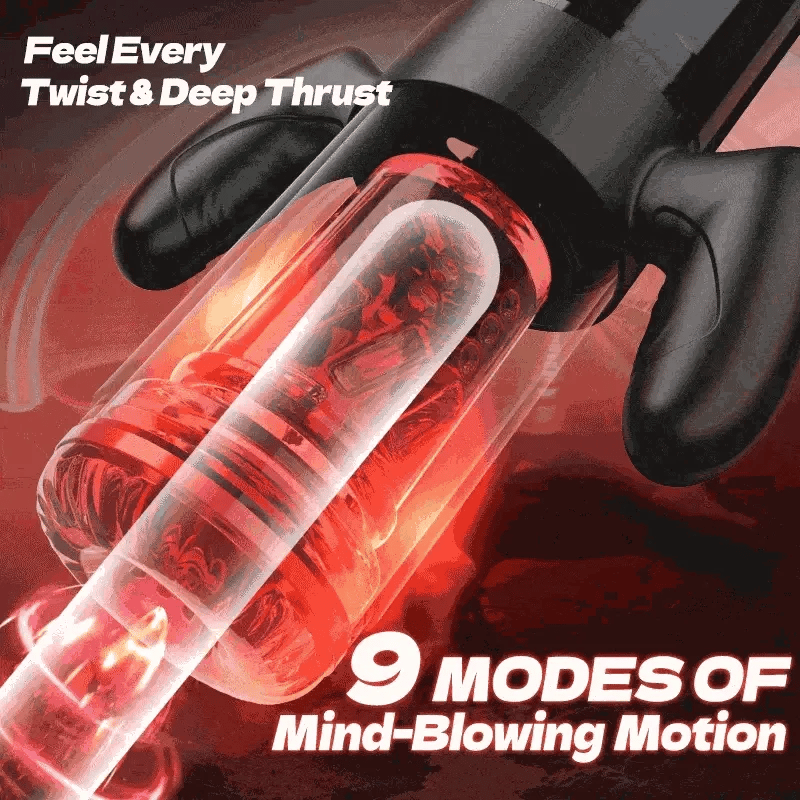 Fusion: Blowjob Masturbator with 9 Thrust, 9 Rotation & 9 Suction Modes