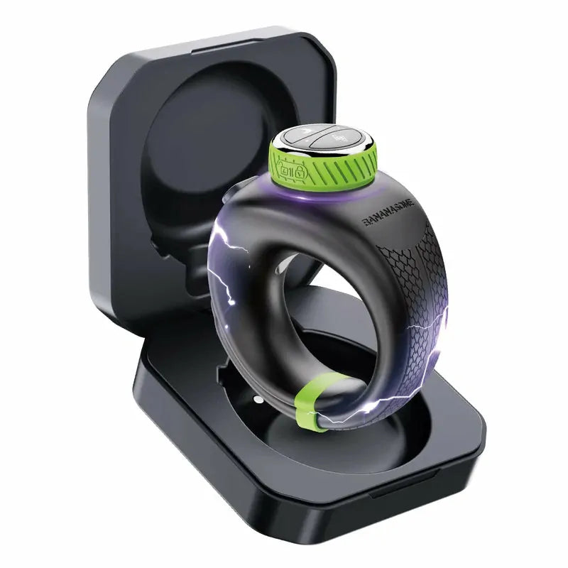 PR1: App-Controlled Electro-Stim & Vibrating Cock Ring with Adjustable Fit