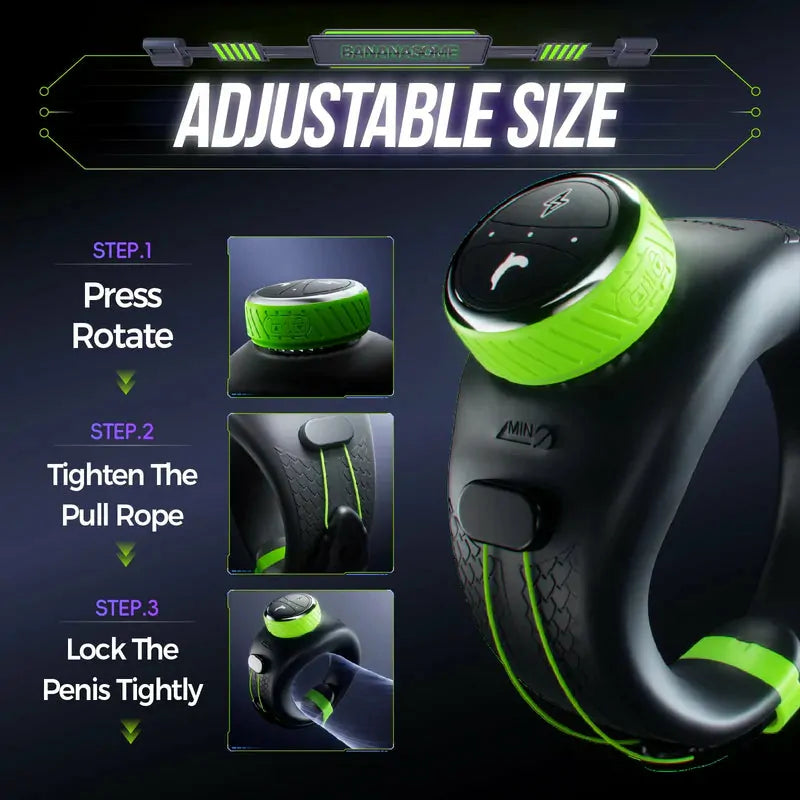 PR1: App-Controlled Electro-Stim & Vibrating Cock Ring with Adjustable Fit