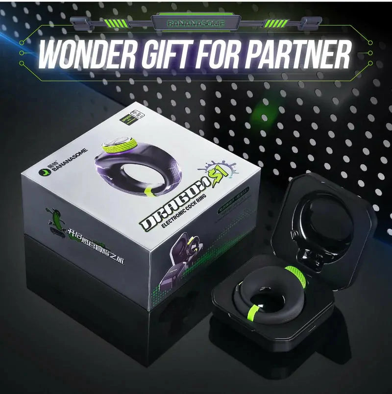 PR1: App-Controlled Electro-Stim & Vibrating Cock Ring with Adjustable Fit