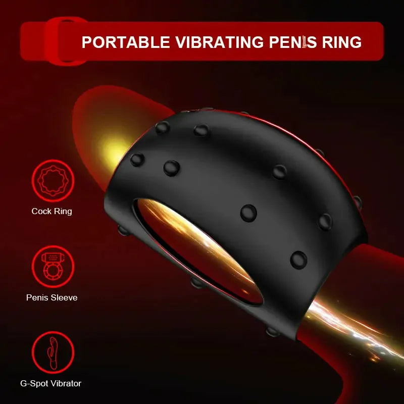 PR2: Vibrating Cock Ring & Sleeve with 10 Customisable Modes