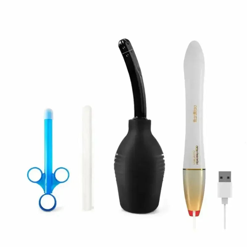 4-Piece Cleaning,Deluxe Torso Doll Care Kit, Drying & Heating Set