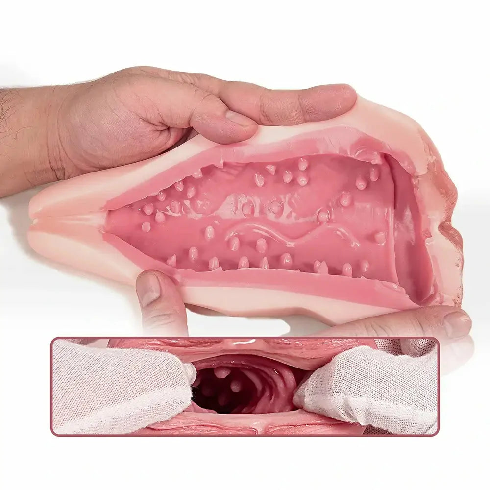 Grace: 740 g Silicone Pocket Pussy with 17.3 cm Deep Canal