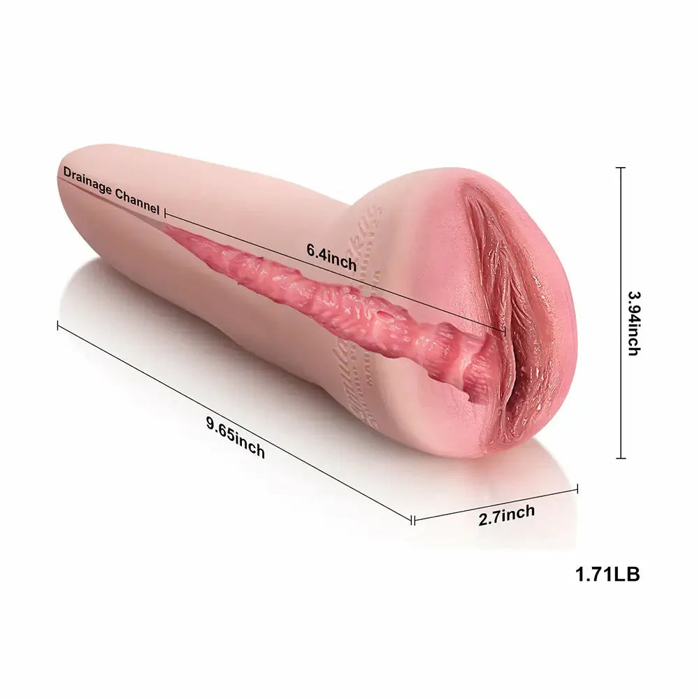Dawn: 780 g Realistic Silicone Pocket Pussy with Tight Deep Canal