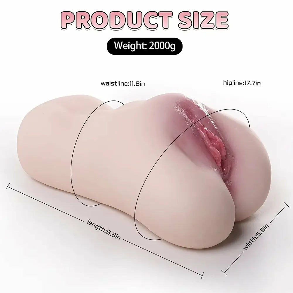 Vixen: 2 kg Realistic Pussy & Ass Dual-Channel Stroker
