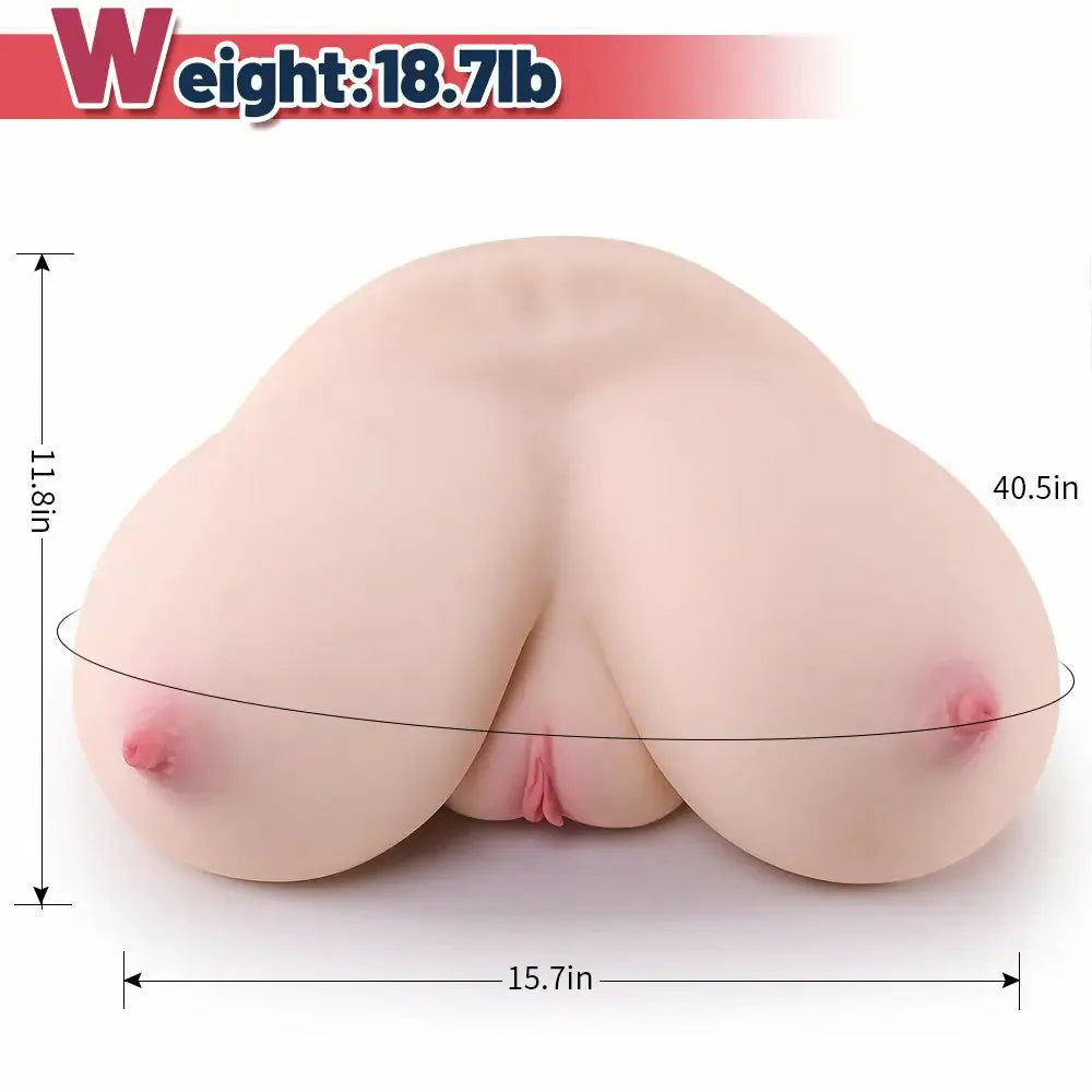 Diana: 18.7 lb G-Cup Sex Toy with Jelly Breasts & Tight Pussy
