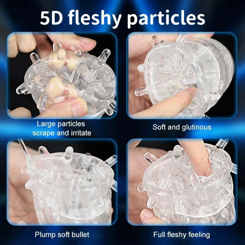 Destroyer: Male Glans Trainer with 9 Bite, Rotation & Vibration Modes