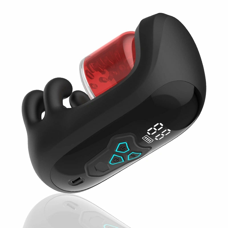 Destroyer: Male Glans Trainer with 9 Bite, Rotation & Vibration Modes