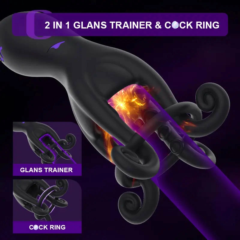 Predator: Octopus Glans Trainer with 10 Vibration Modes