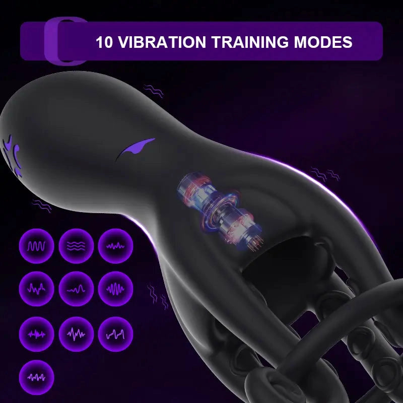 Predator: Octopus Glans Trainer with 10 Vibration Modes