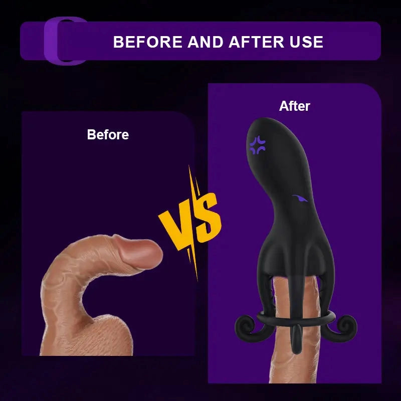 Predator: Octopus Glans Trainer with 10 Vibration Modes