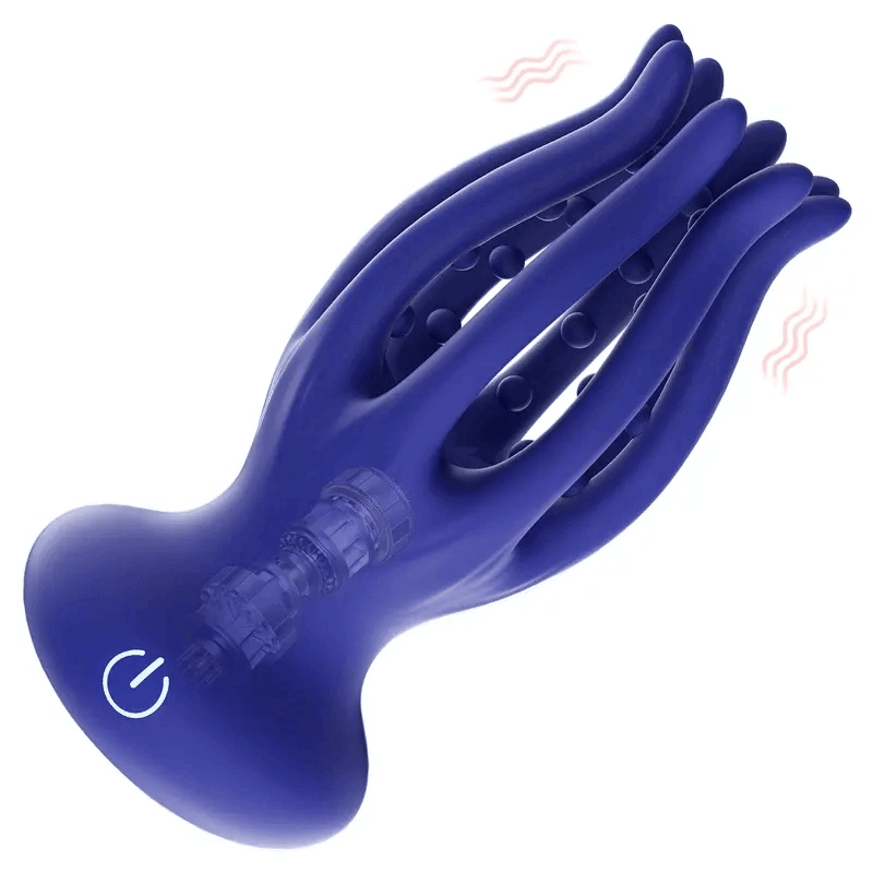 Blaze: 2-in-1 Octopus Glans Trainer with 10 Vibration Modes