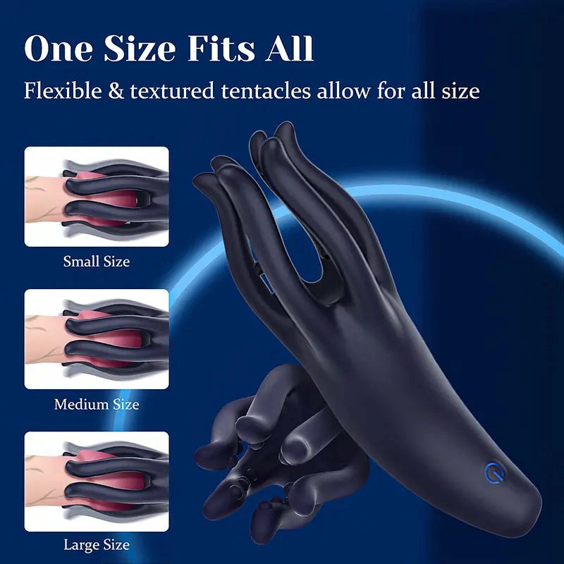 Savage: Monster Tentacle Glans Vibrator with 10 Modes