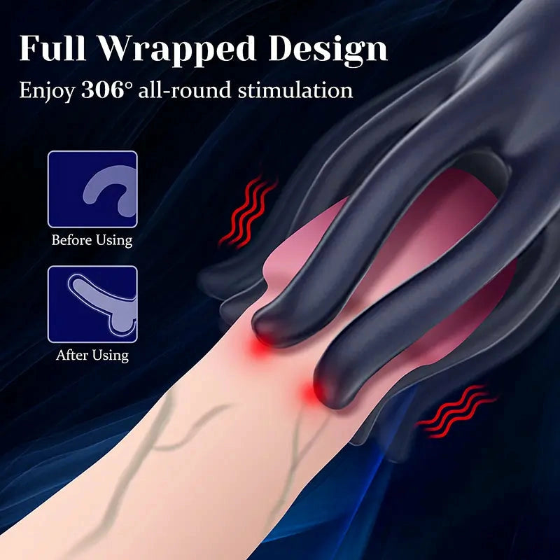 Savage: Monster Tentacle Glans Vibrator with 10 Modes