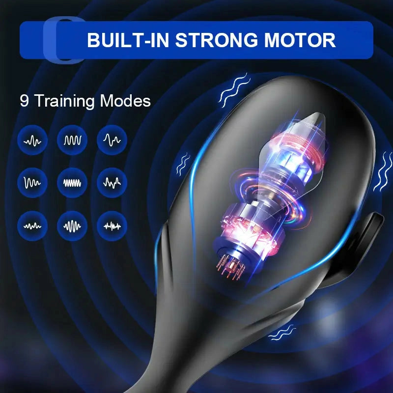 Onslaught: APP-Controlled 3-in-1 Glans Trainer & Penis Ring