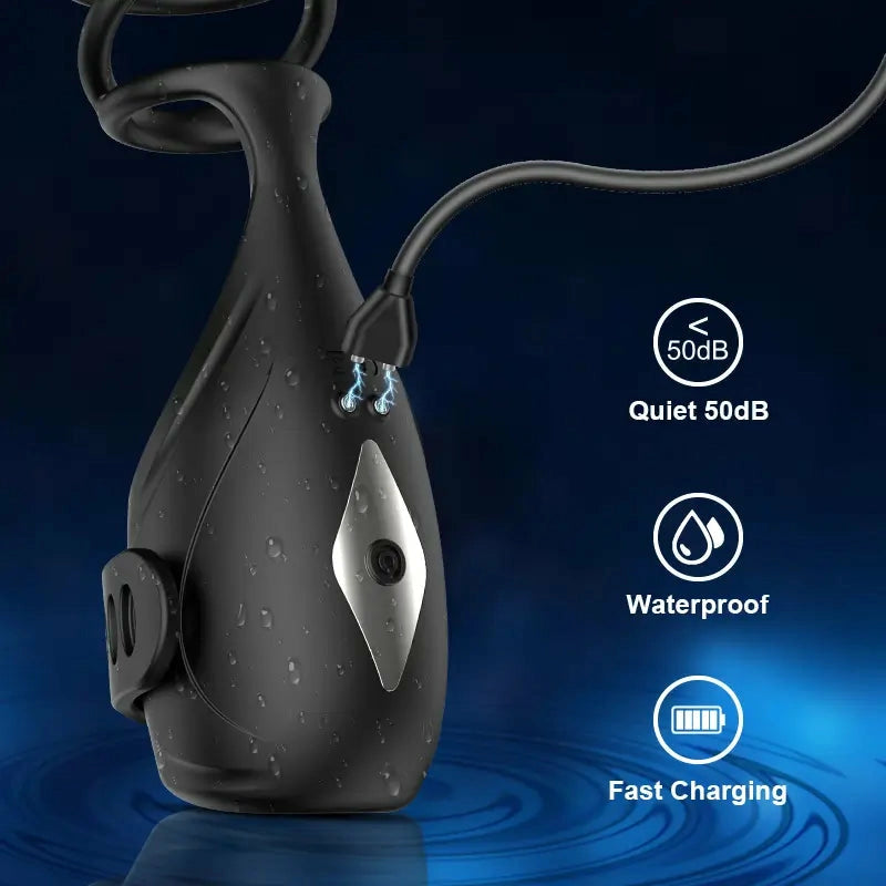 Onslaught: APP-Controlled 3-in-1 Glans Trainer & Penis Ring