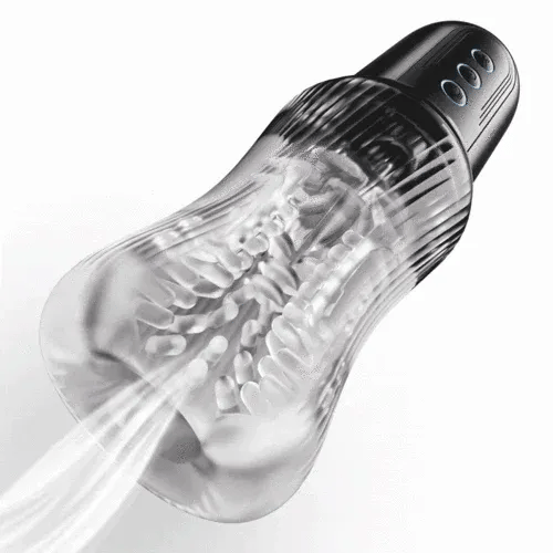 GripCore: Dual-Motor Handle Stroker with 5 Suction Levels & 10 Vibration Patterns