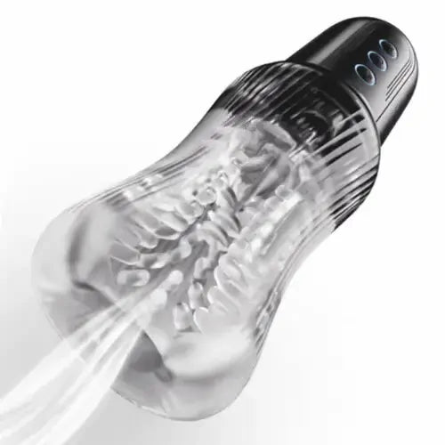 GripCore: Dual-Motor Handle Stroker with 5 Suction Levels & 10 Vibration Patterns