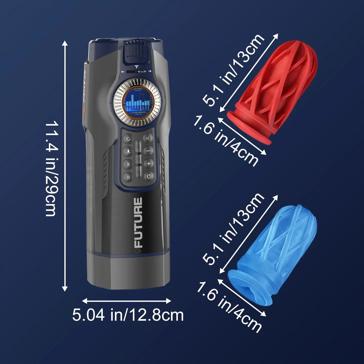 Leten Future Pro Totem: Luxury Heated Stroker with Airbag Grip