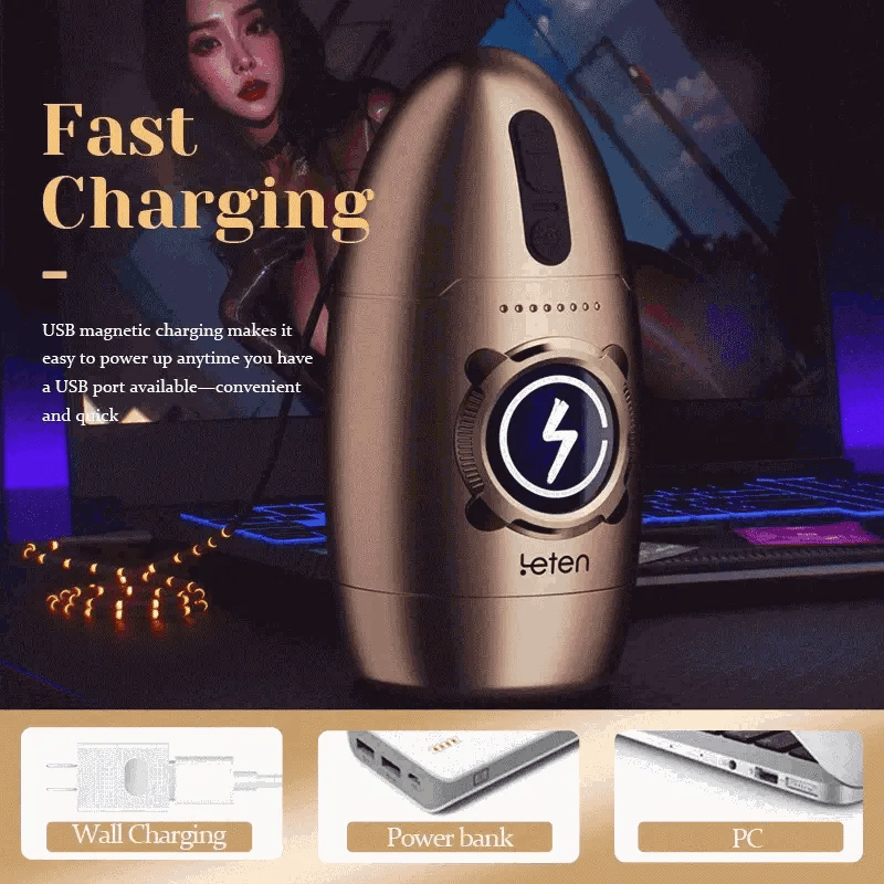 Firestorm: 600 RPM High-Speed Rotating Male Masturbator