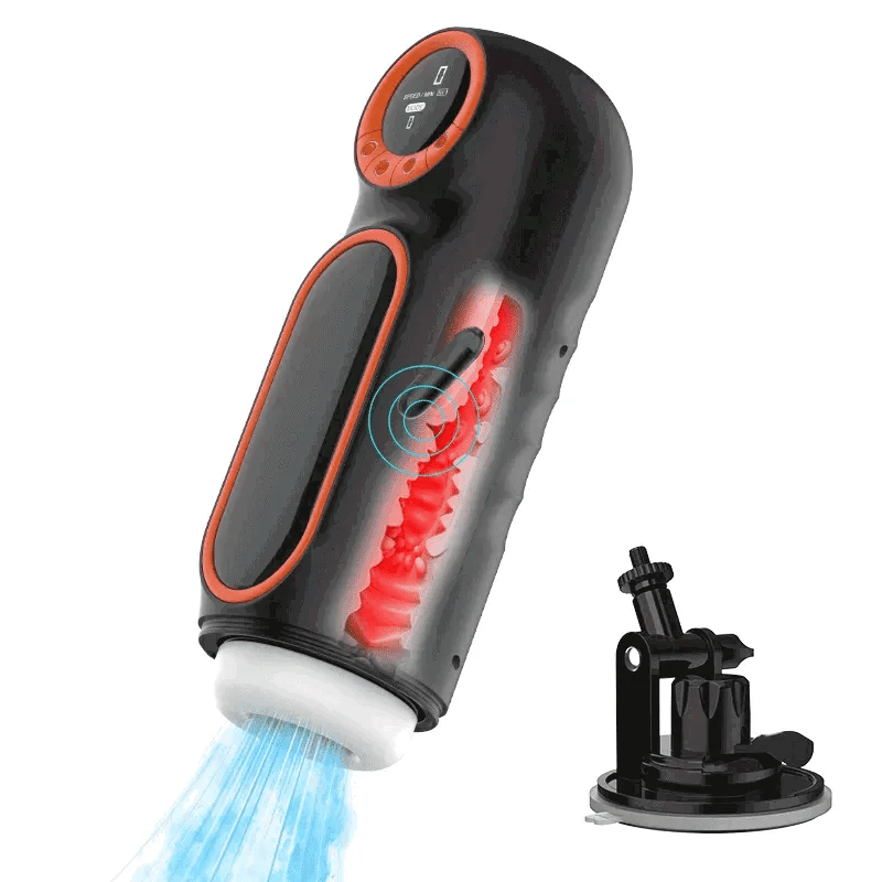 Thunderbolt: Hands-Free Automatic Thrusting, Suction & Vibrating Masturbator