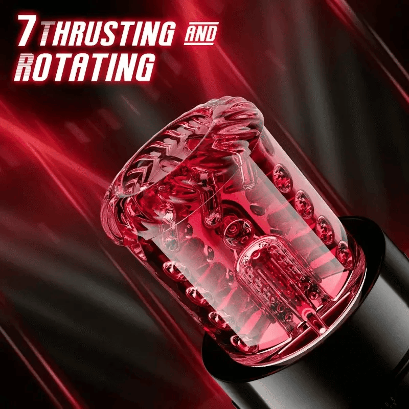 Declan: App-Controlled Automatic Male Masturbator with Thrusting, Rotation, Suction & Vibration