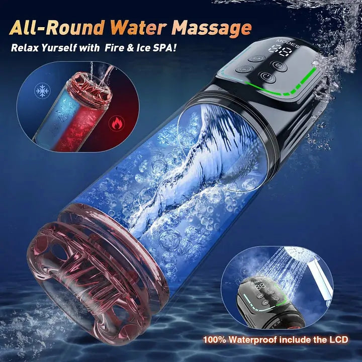 Declan: App-Controlled Automatic Male Masturbator with Thrusting, Rotation, Suction & Vibration