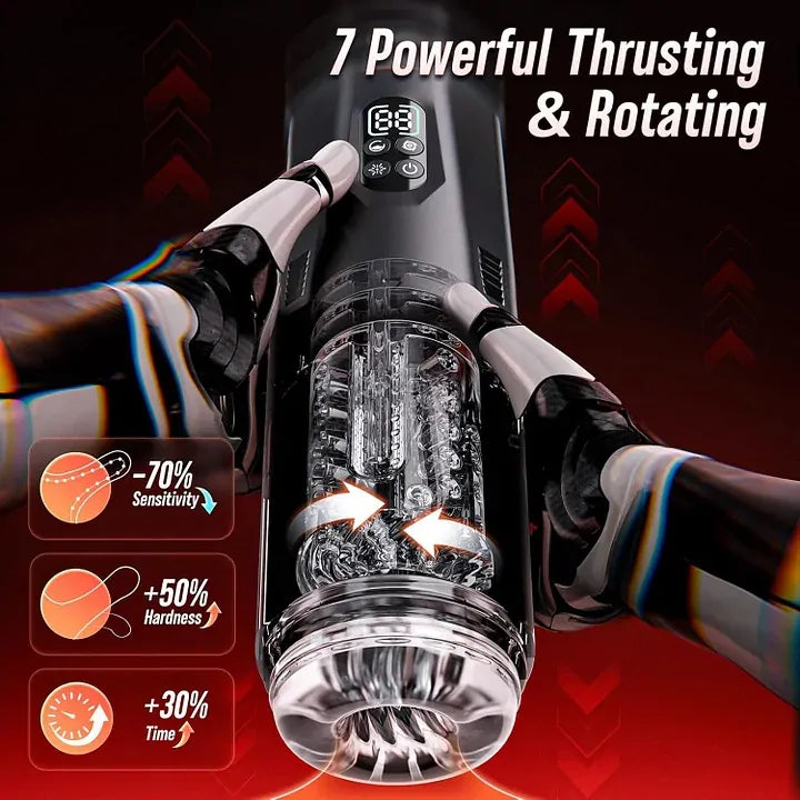 Avalon: Hands-Free Male Masturbator with 7 Motion Modes, Burst Mode & Smart App