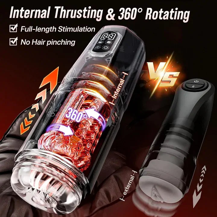 Avalon: Hands-Free Male Masturbator with 7 Motion Modes, Burst Mode & Smart App