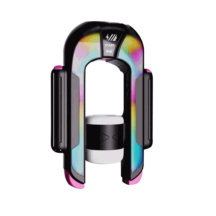 Fantasy: App-Controlled Automatic Male Stroker with 2 Sleeves & Pressure-Activated Burst Mode
