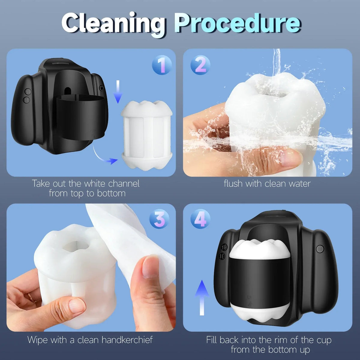 Dalton: Mini Male Stroker with 9 Vibrations, 3 Thrusting Settings & App Control