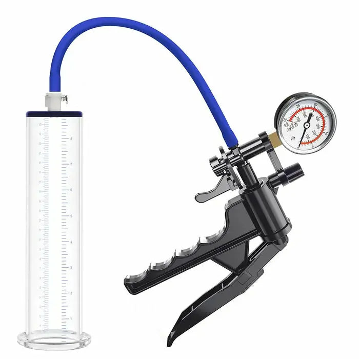 OptiMax: Manual Penis Pump with Ergonomic Grip, Locked Vacuum & Measurement Scale