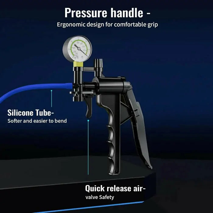 OptiMax: Manual Penis Pump with Ergonomic Grip, Locked Vacuum & Measurement Scale