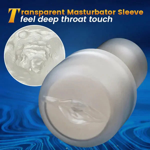 Bathfun: IPX7 Water Stroker with 3 Hydro-Suction Modes & Swirling Jets