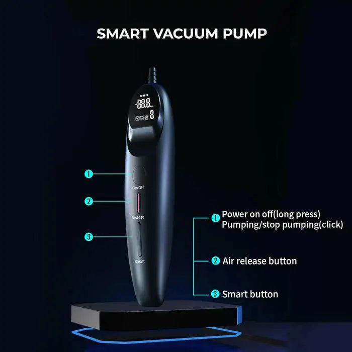 Smart Electric Penis Pump: Automatic & Manual Control with Memory and LCD
