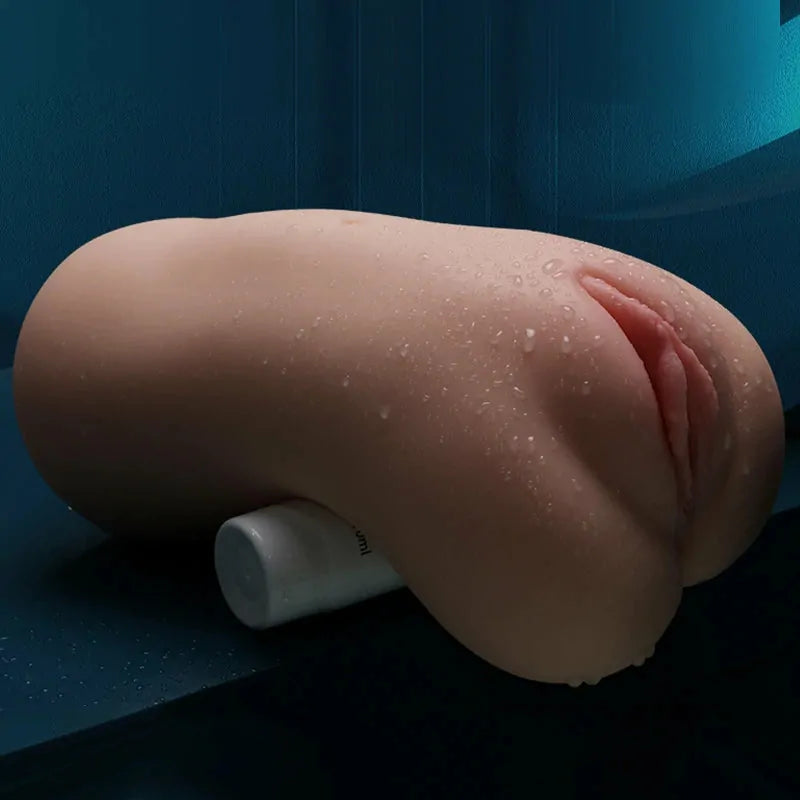Sasha: 910 g Pocket Pussy with Pink Labia & 13 cm Textured Tunnel