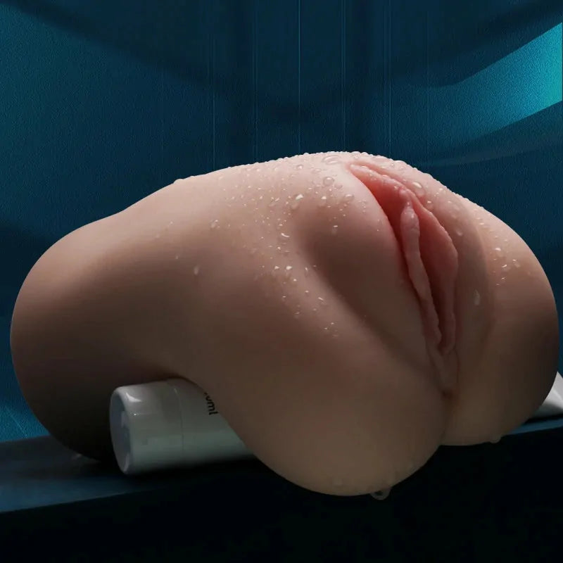 Sasha: 910 g Pocket Pussy with Pink Labia & 13 cm Textured Tunnel